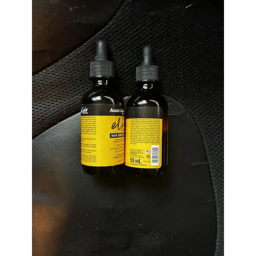2 Pack Aunt Jackie's Curls & Coils Elixir Essentials Hair and Scalp Oil